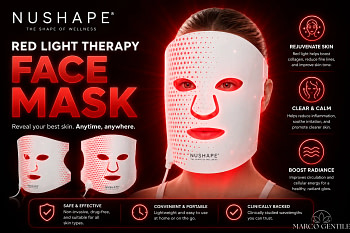 Nushape Red Light Therapy Face Mask