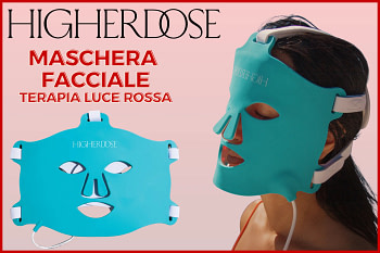 Recensione Maschera Viso HigherDose per Terapia a Luce Rossa con il dispositivo LED premium anti-età