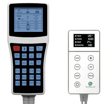 HealthyLine Platinum PEMF MiniMat advanced and basic controllers
