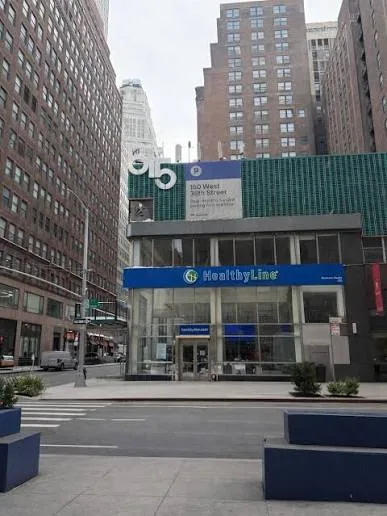 Healthyline storefront in Manhattan