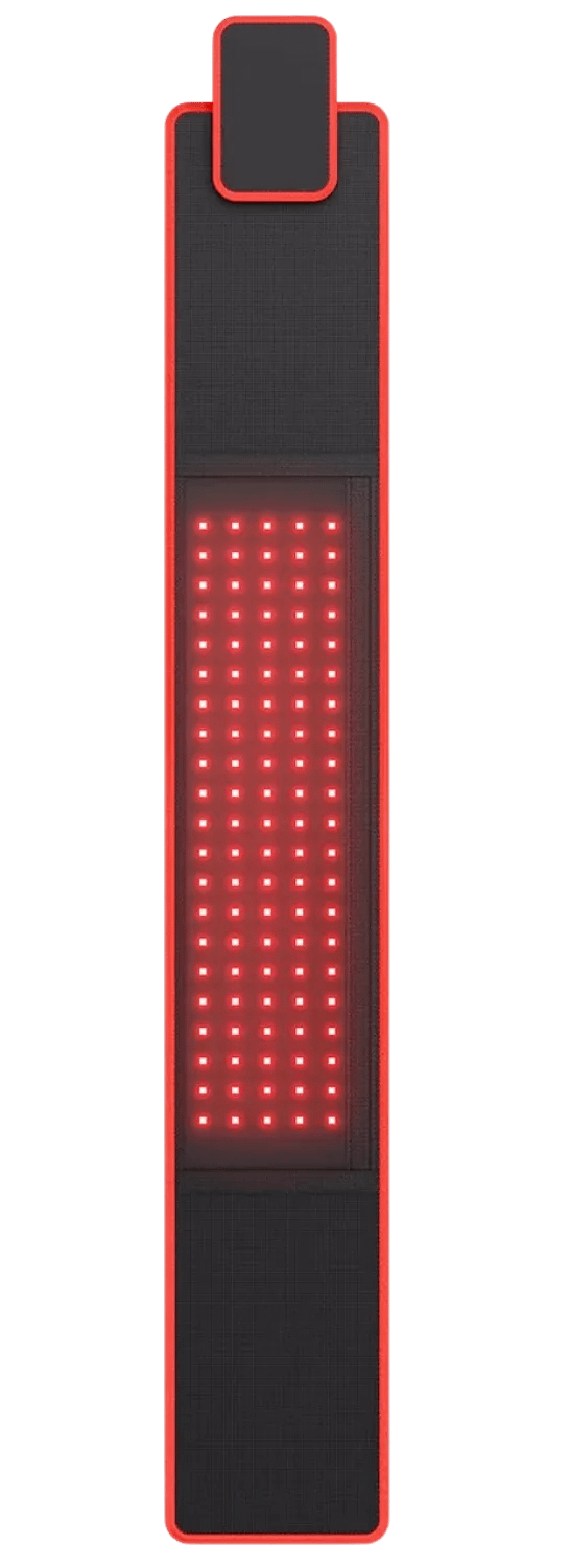 Cintura Terapia LED BestQool Redot S angolo alternativo che evidenzia costruzione compatta e leggera