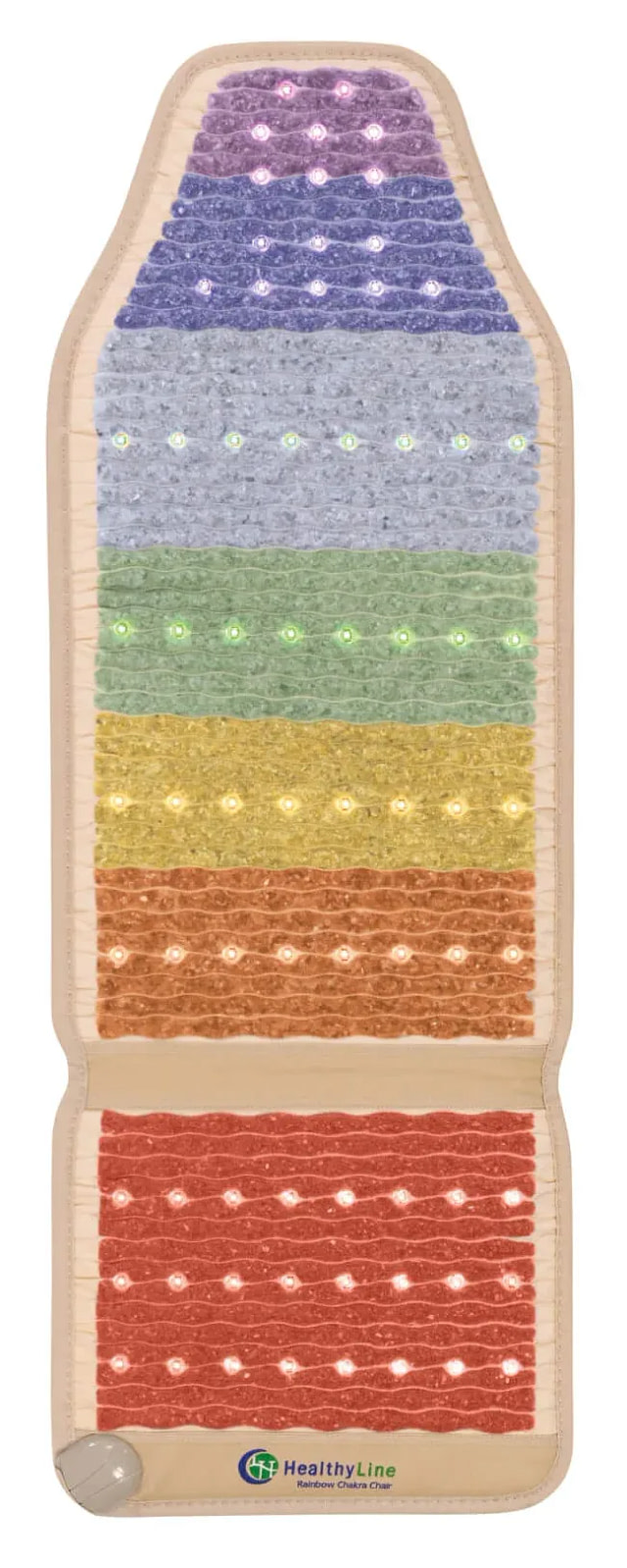Migliori materassini da sedia CEMP: materassino da sedia HealthyLine Rainbow Chakra