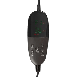 BestQool Redot L Red Light Mat wired controller with treatment settings and timer functions