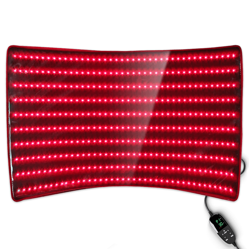 BestQool Redot L Red Light Therapy Mat full product view showing budget-friendly LED panel design