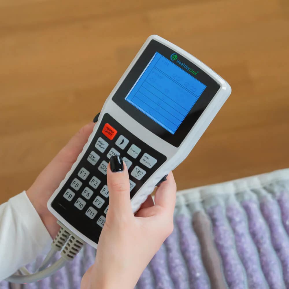 Advanced controller of HealthyLine Platinum PEMF MiniMat for precise settings