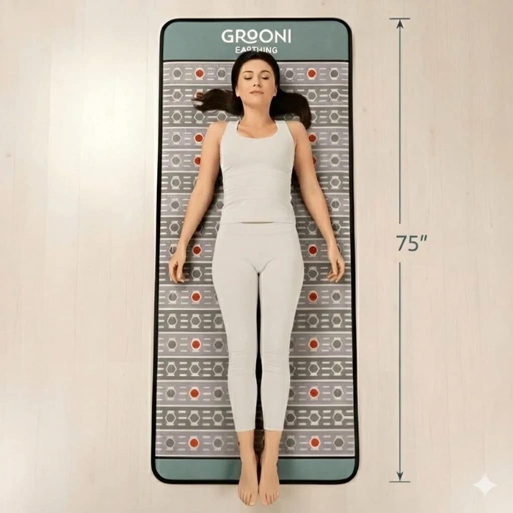 PEMF mat for recovery: Grroni Wellness PEMF + Infrared Heating Mat
