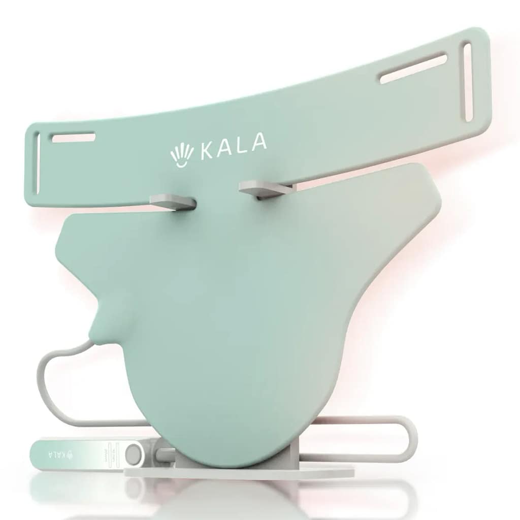 Kala Red Light Therapy Neck Rejuvenator full product view showing ergonomic wearable LED design
