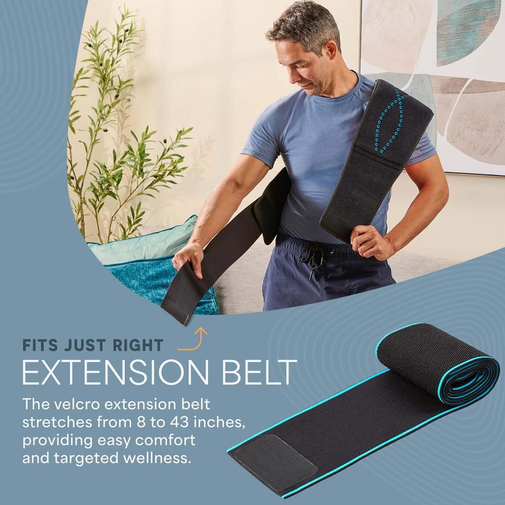 LifePro AllevaRed Belt extension strap for larger body areas and enhanced coverage