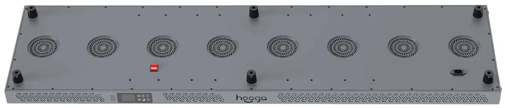 Rear view of Hooga 4500 ULTRA showing eight cooling fans for optimal heat dissipation and longevity