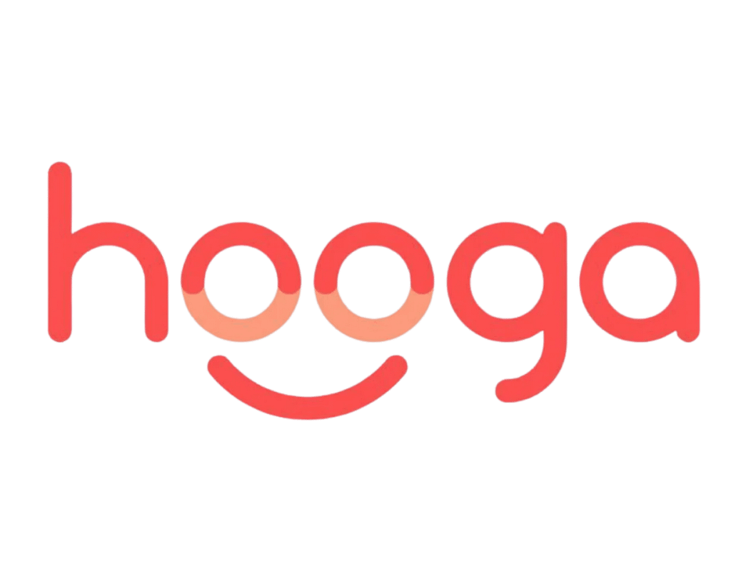 Logo del marchio Hooga per dispositivo indossabile multi-terapia con magnetoterapia e luce rossa