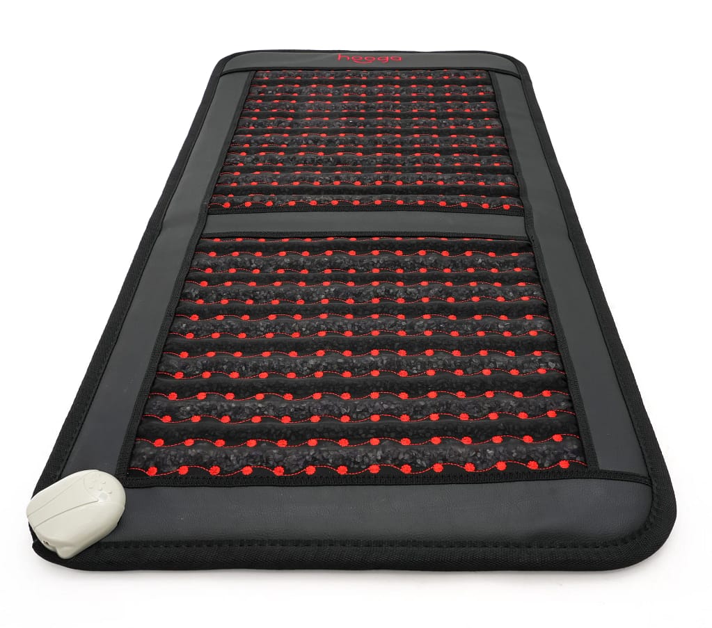Top view of Hooga PEMF Chair Mat – compact design for targeted back and spine therapy