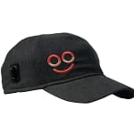Side profile of Hooga Red Light Therapy Hat displaying brand logo and cap design