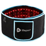 LifePro Red Light Therapy Belt folded compact showing portable and travel-friendly design