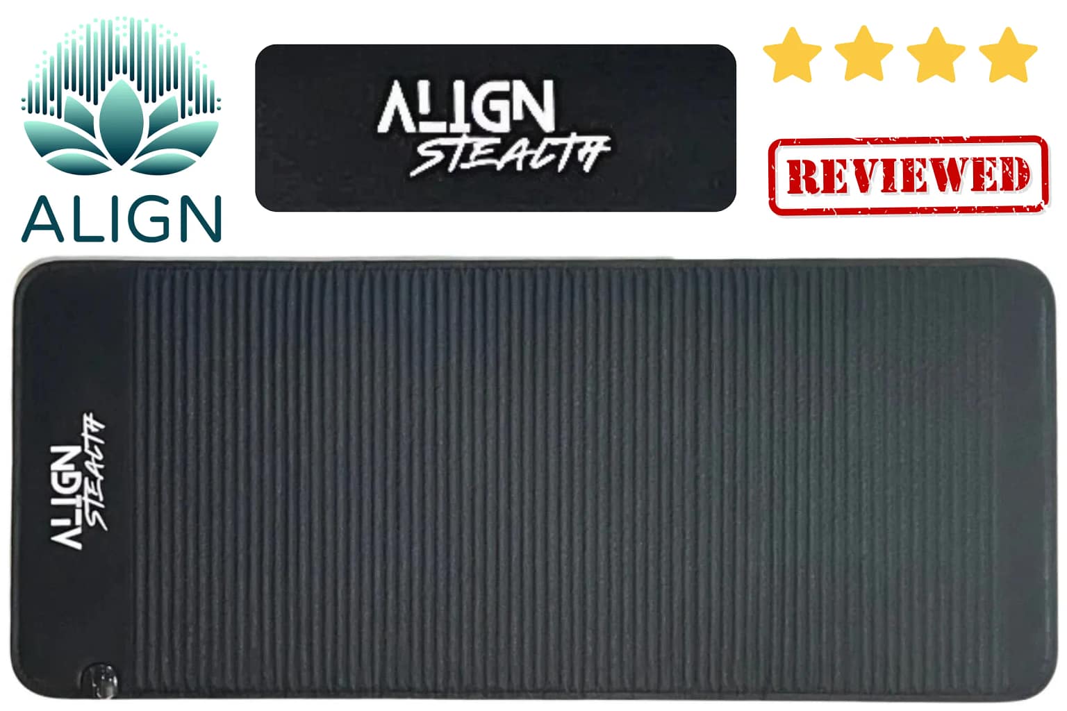 Align Stealth PEMF Mat review full view of PEMF mat for PTSD recovery