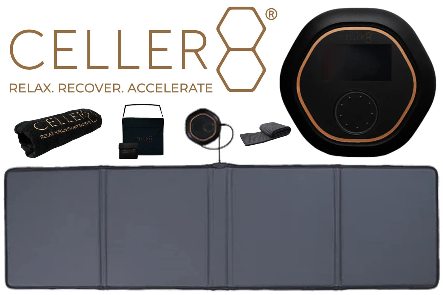 Celler8 PEMF Full Body Mat Review full-body wellness mat with wearable PEMF controller