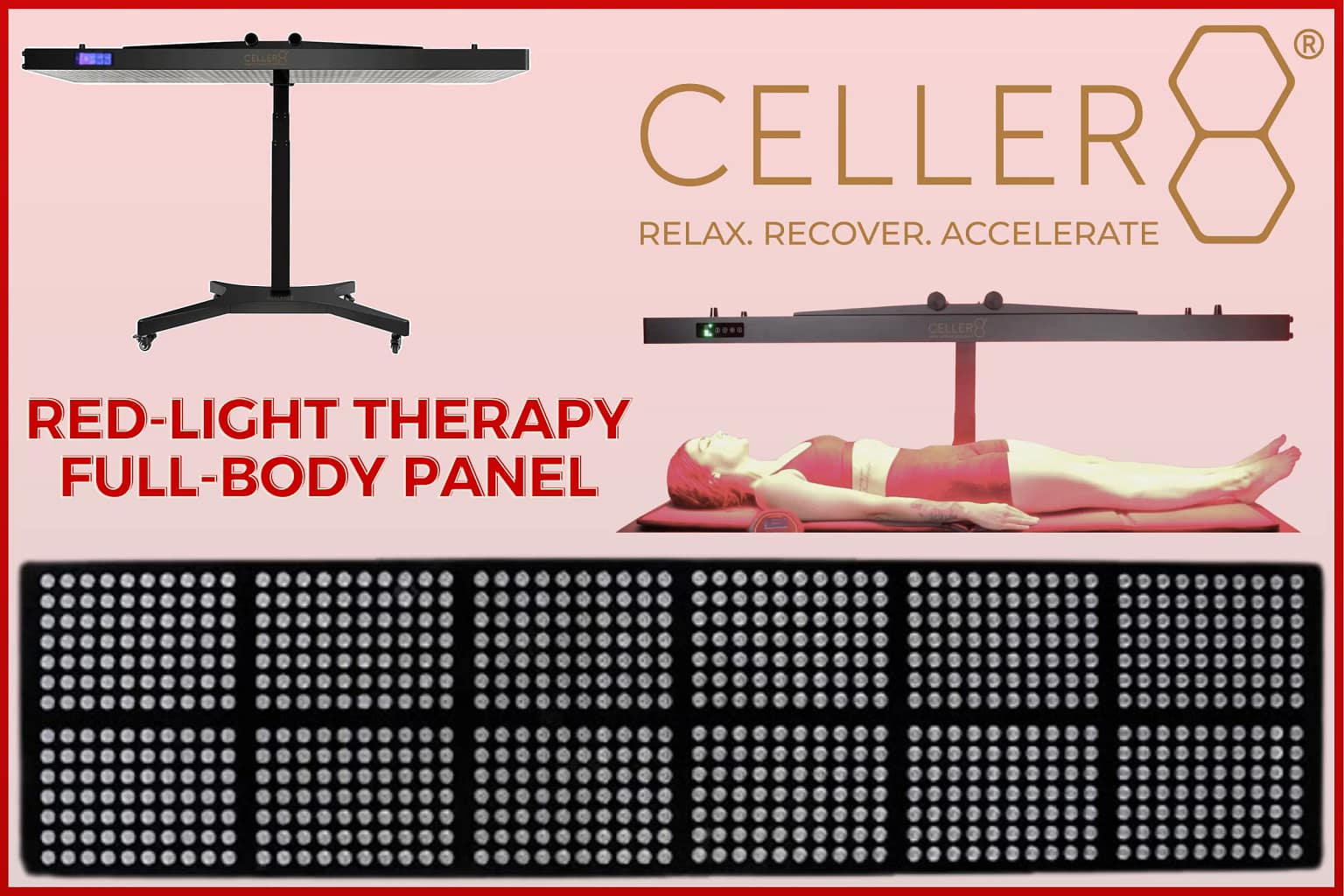 Celler8 Red Light Therapy Full Body Panel Review