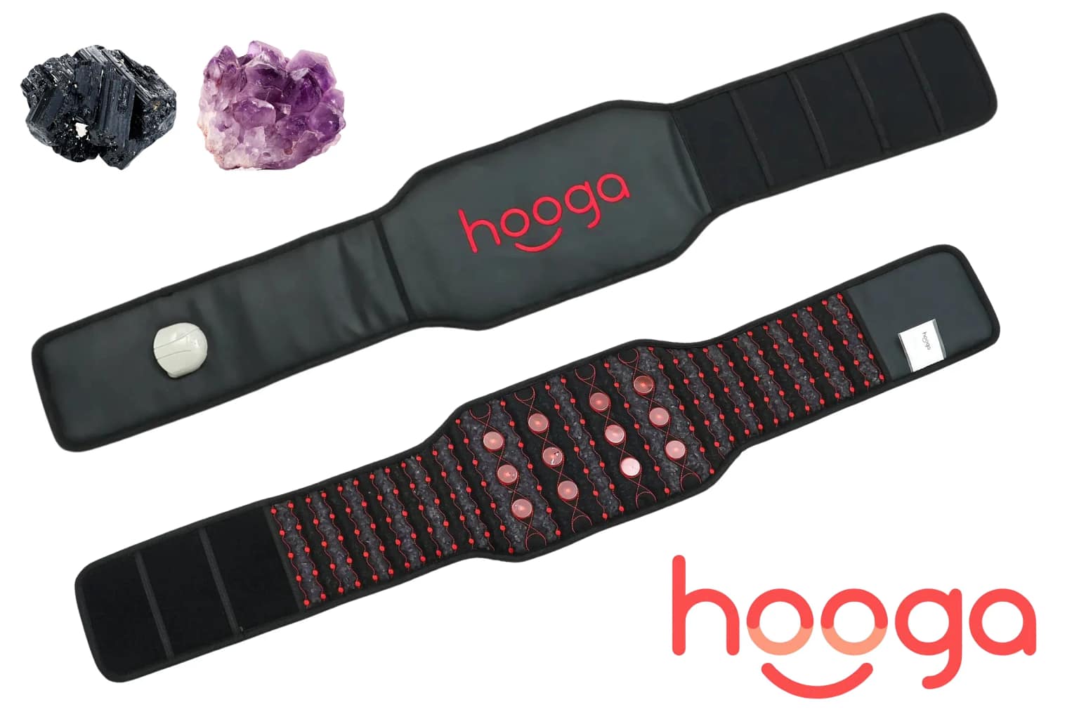 Hooga PEMF Belt Review – full product shot showing belt design, front and back