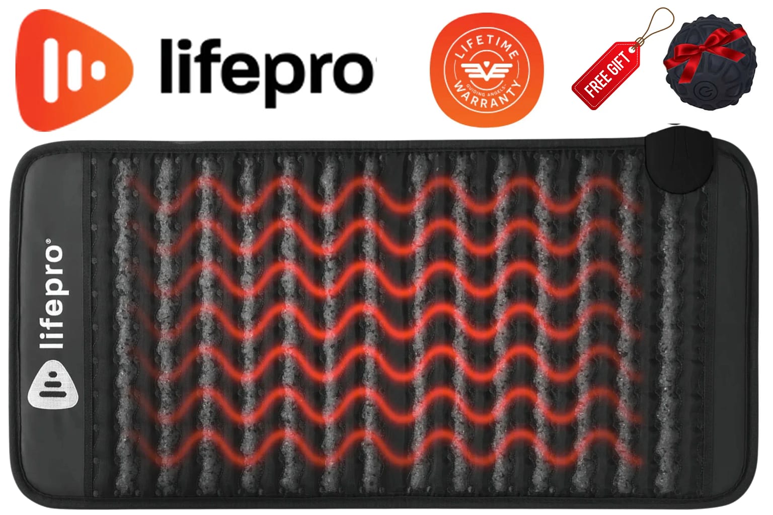 LifePro InfraZen PEMF MiniMat Review showing compact PEMF therapy mat with lifetime warranty