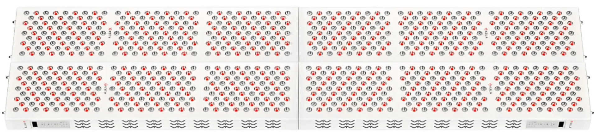 Kala Elite QUAD Red Light Therapy Full-Body Panel front view with quad wavelength LEDs