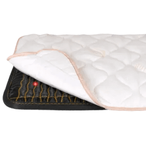 Waterproof protective cover for HealthyLine JET PEMF MiniMat during wellness sessions