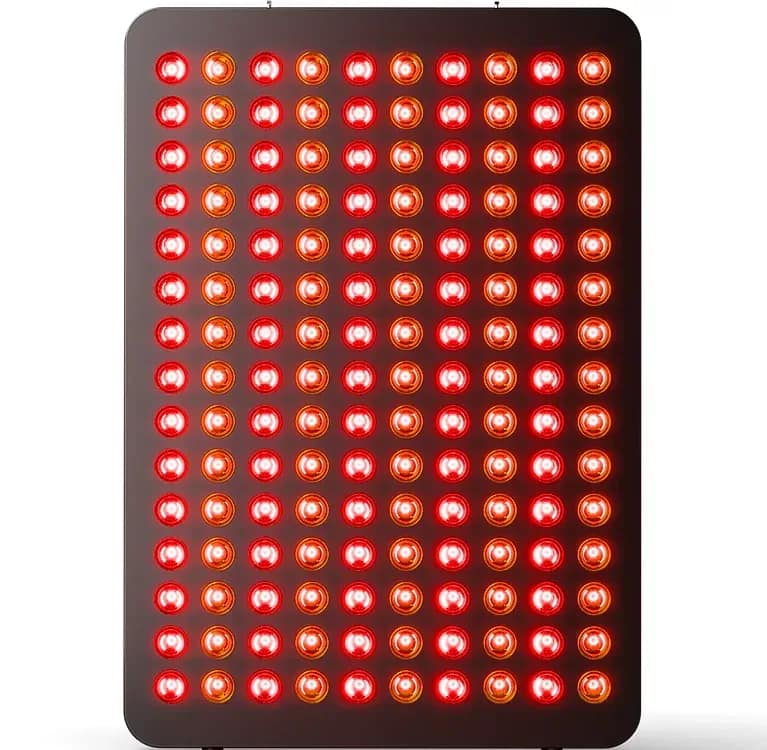 Another view of one of the three panels from the front: Front-facing view of BestQool panel highlighting modular design and treatment surface