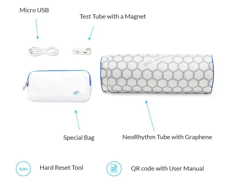 OmniPEMF NeoRhythm Tube accessories set PEMF review