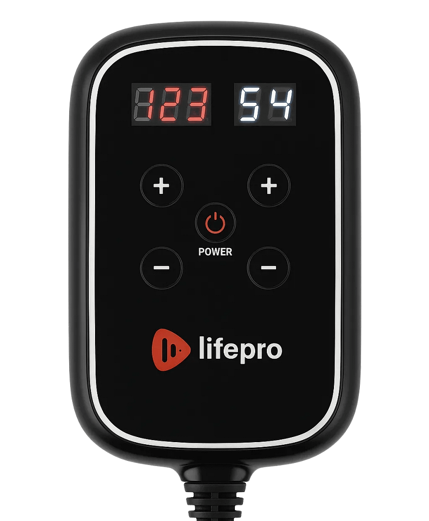 LifePro Infrazen PEMF Mat Digital Controller With Frequency And Heat Settings
