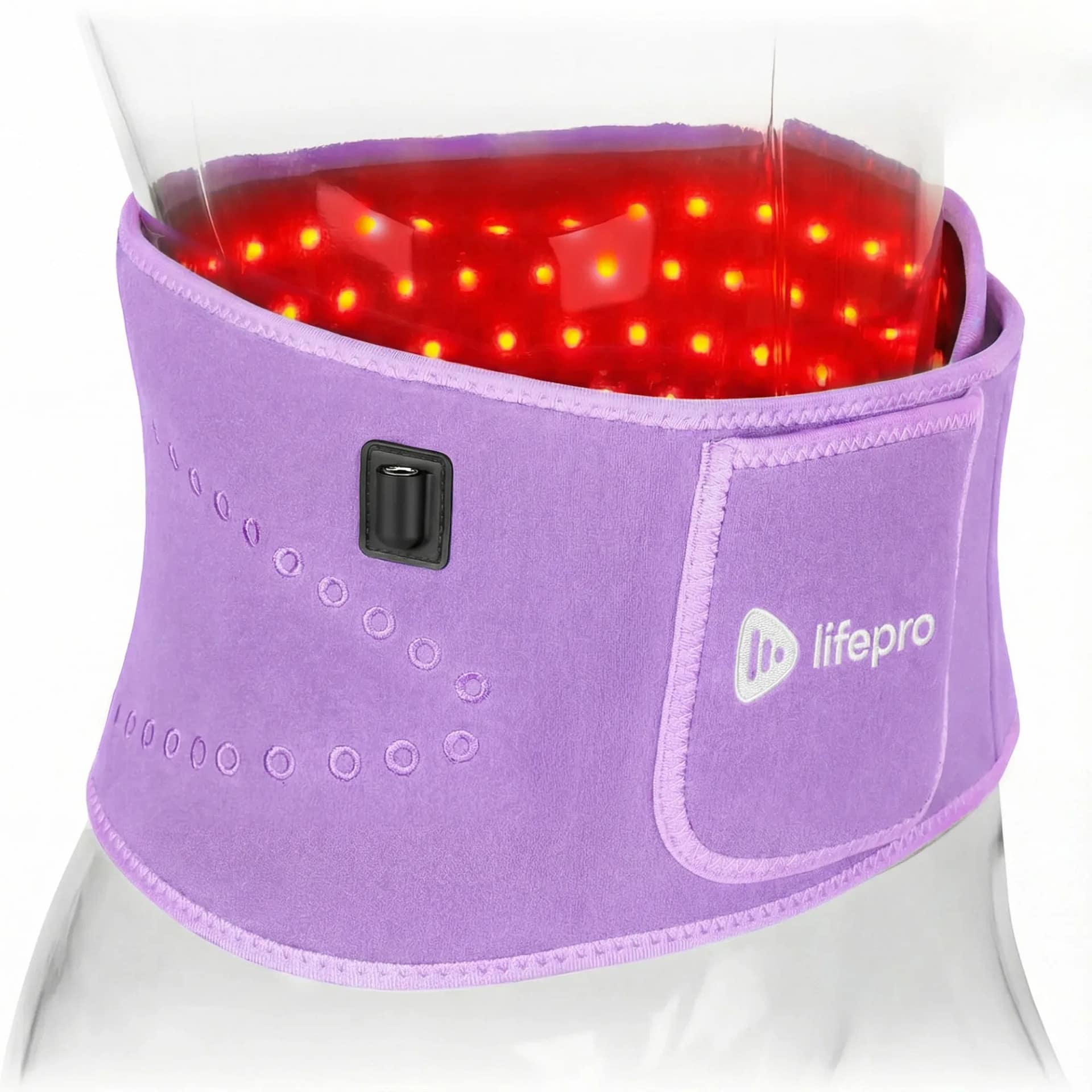 LifePro AllevaRed Therapy Wrap in purple color variant for personalized style